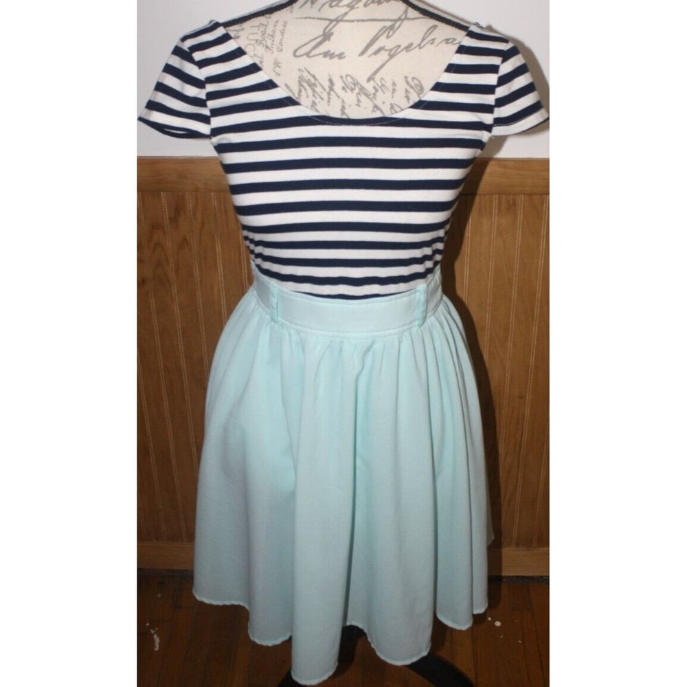 Hyfve SS A-Line Dress Sz S Multi-Color Zip Back Lined Skirt